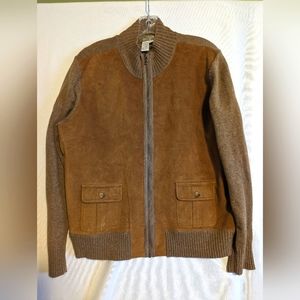Vintage The Territory Ahead long sleeve suede jacket XL